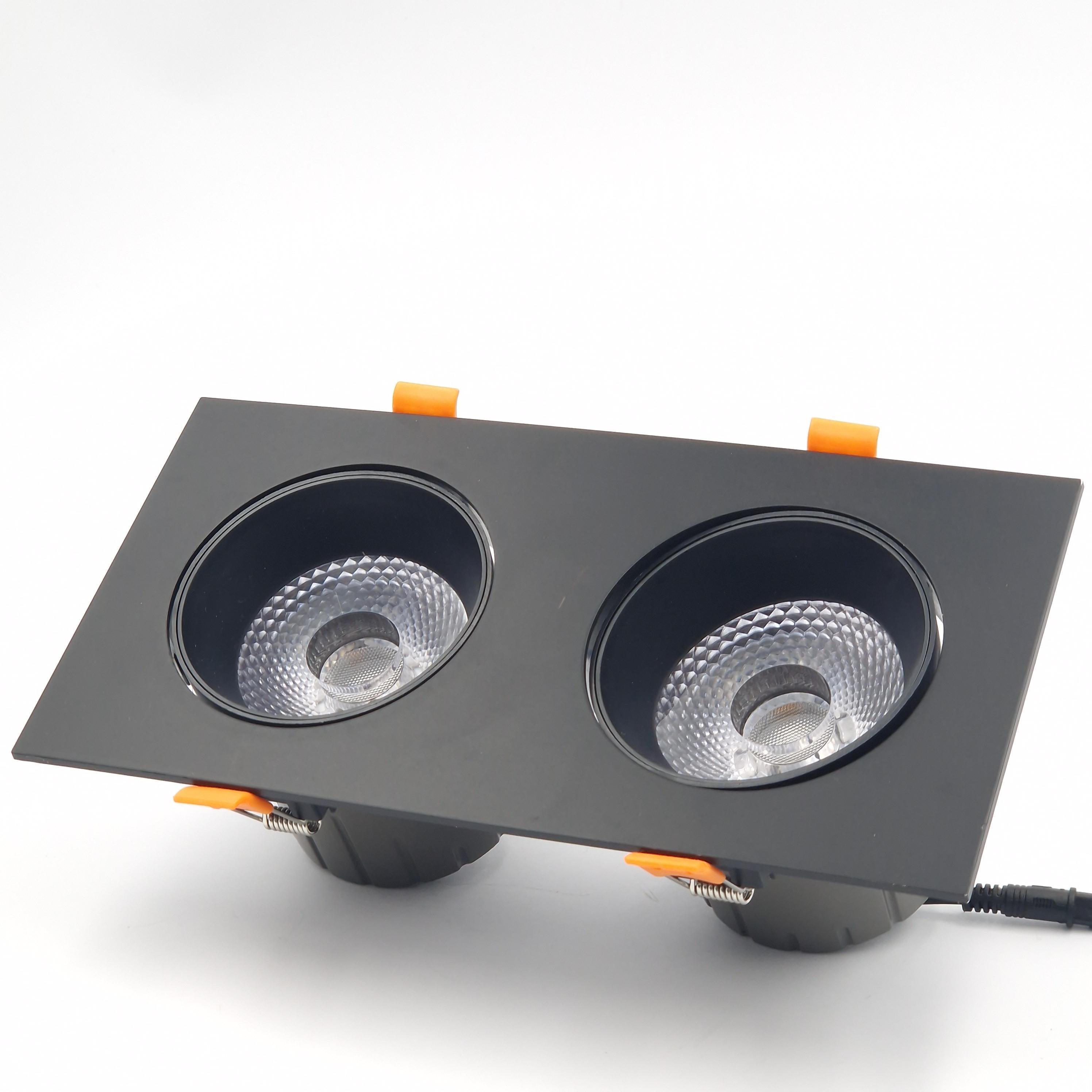 Светильник точечный врезной Light Club двойной 2х12 Вт 3000 К Черный (WL44-320-12-3-BK) - фото 2 Светильник точечный врезной Light Club двойной 2х12 Вт 3000 К Черный (WL44-320-12-3-BK) - фото 2