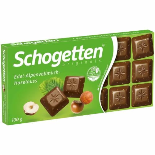 Шоколад молочний Schogetten Alpine Milk & Hazelnuss 100 г (01017)