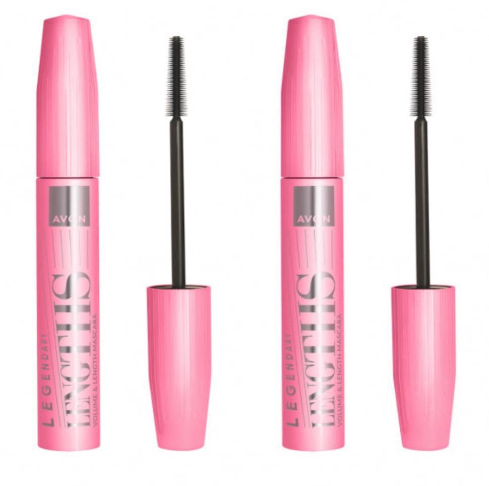 Туш для вій Avon Legendary Extension Mascara Легендарна довжина 2х10 мл Чорний (30778766)