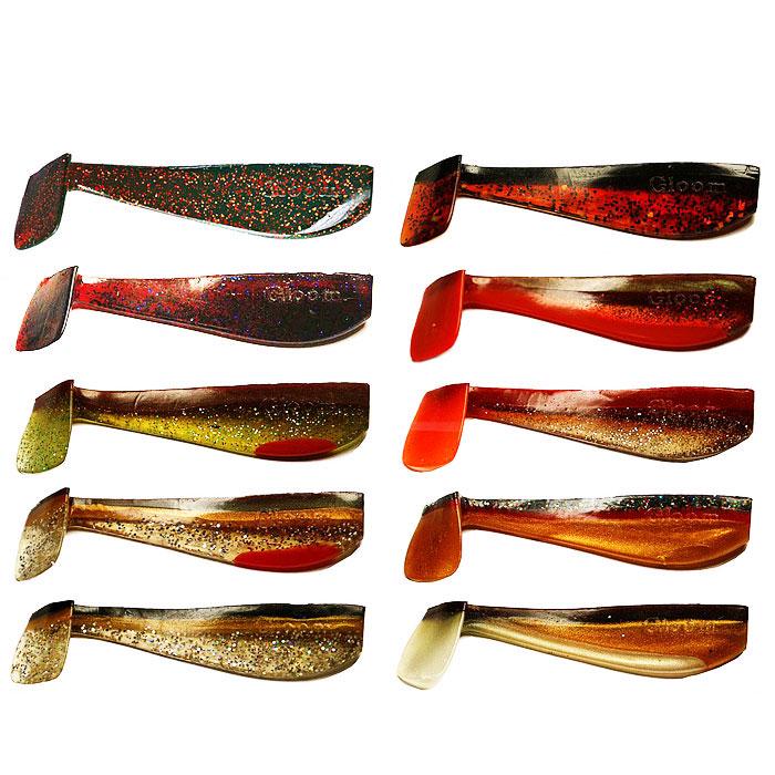 Набір віброхвостів Fox Gloom Assorti №5 силіконових їстівні 8 см 10 шт. (10478)