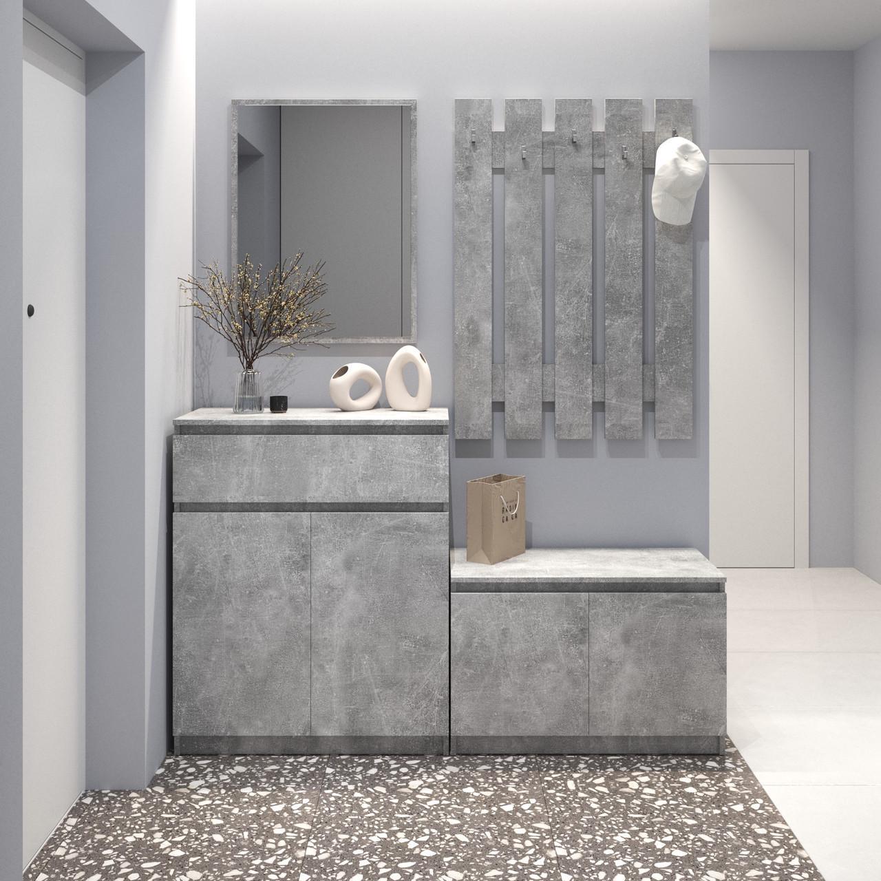 Передпокій VAYS комплект у передпокій 160х40х195 см Бетон (30771727)