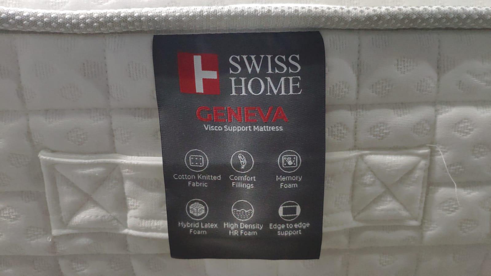 Матрас беспружинный ортопедический SwissHome Geneva 22 см 200х200 см (Geneva200) - фото 2 Матрас беспружинный ортопедический SwissHome Geneva 22 см 200х200 см (Geneva200) - фото 2