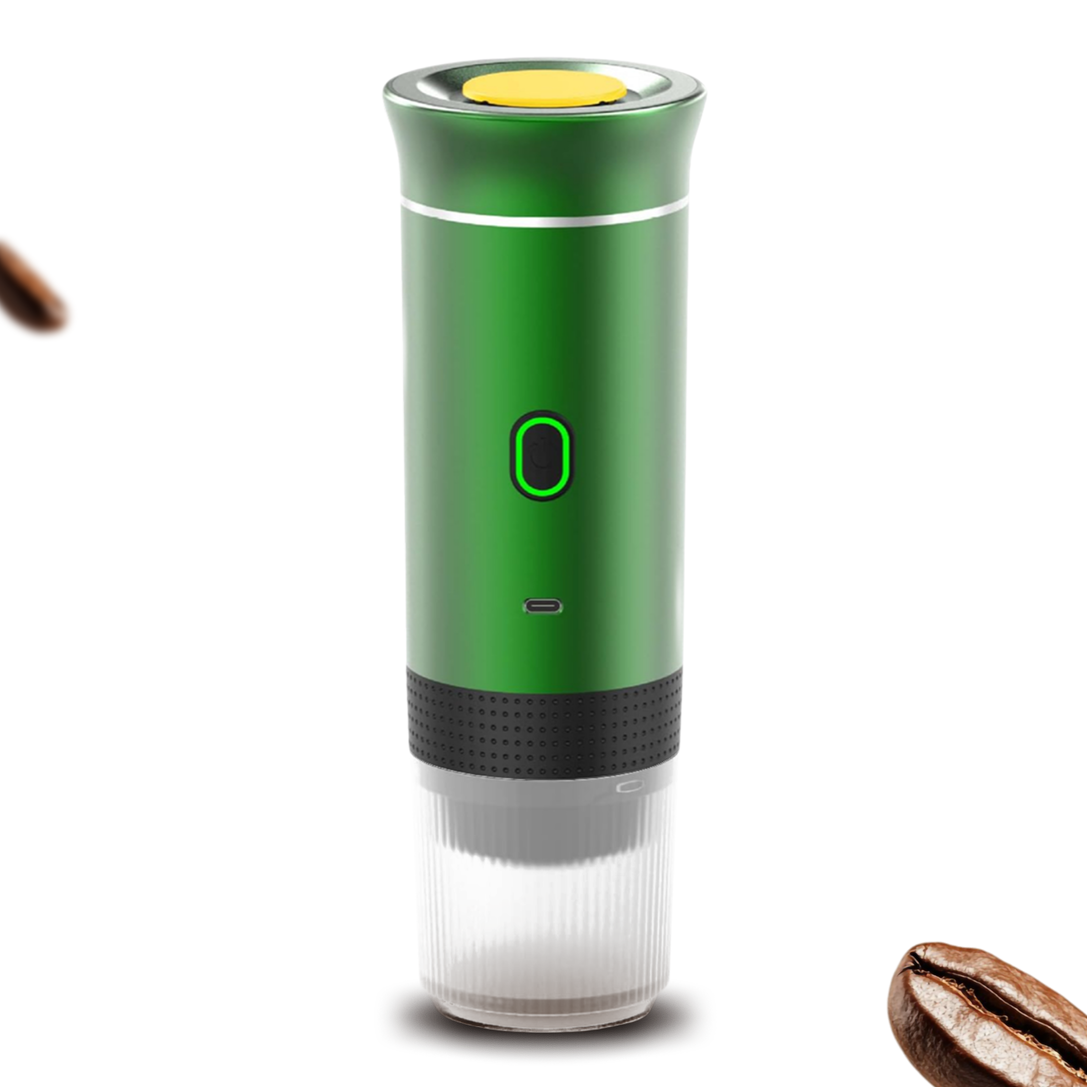 Кофемашина портативная 3в1 на аккумуляторе для молотого и капсульного кофе Зеленый (31258991)