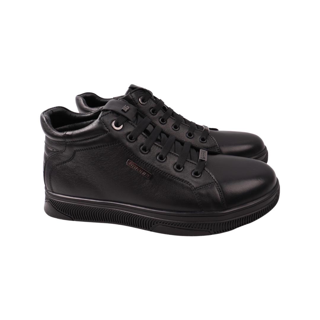 Ботинки мужские Brionis из кожи р. 40 Черный (118-22ZHC)