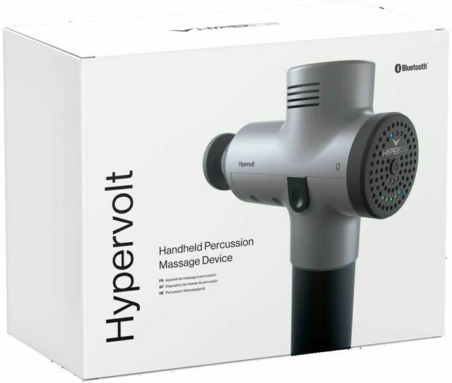 Вибромассажер-пистолет аккумуляторный Hyperice Hypervolt Bluetooth Percussion Massage Device Silver (53100 038-00) - фото 3 Вибромассажер-пистолет аккумуляторный Hyperice Hypervolt Bluetooth Percussion Massage Device Silver (53100 038-00) - фото 3