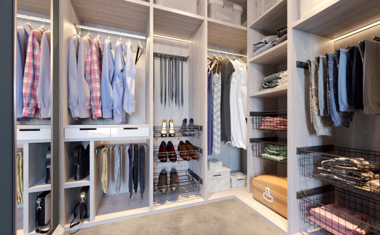 Вішалка для штанів SMART без напрямних 900 мм Білий (W-WSPD90-BP-10) - фото 2