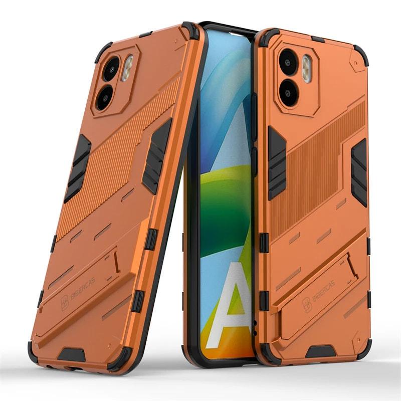 Защитный чехол BIBERCAS для Xiaomi Redmi A1 (с подставкой) Orange (31158-2C)