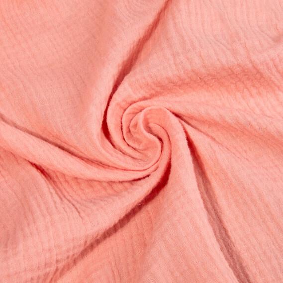 Ткань плательная IDEIA Муслин крэш 1,35 м Светлый персик (2200004224077)