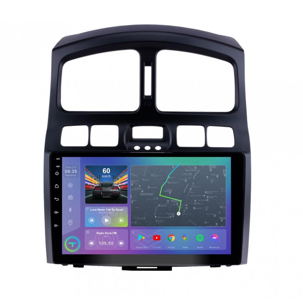 Автомагнитола штатная Torssen F9432 для Hyundai Santa Fe 00-12/Jac S1 07-13 4G/Carplay/DSP 4/32 GB 9" (202303795)