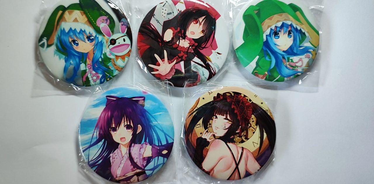 Набор значков аниме 58 мм с Набор значков аниме 58 мм с
