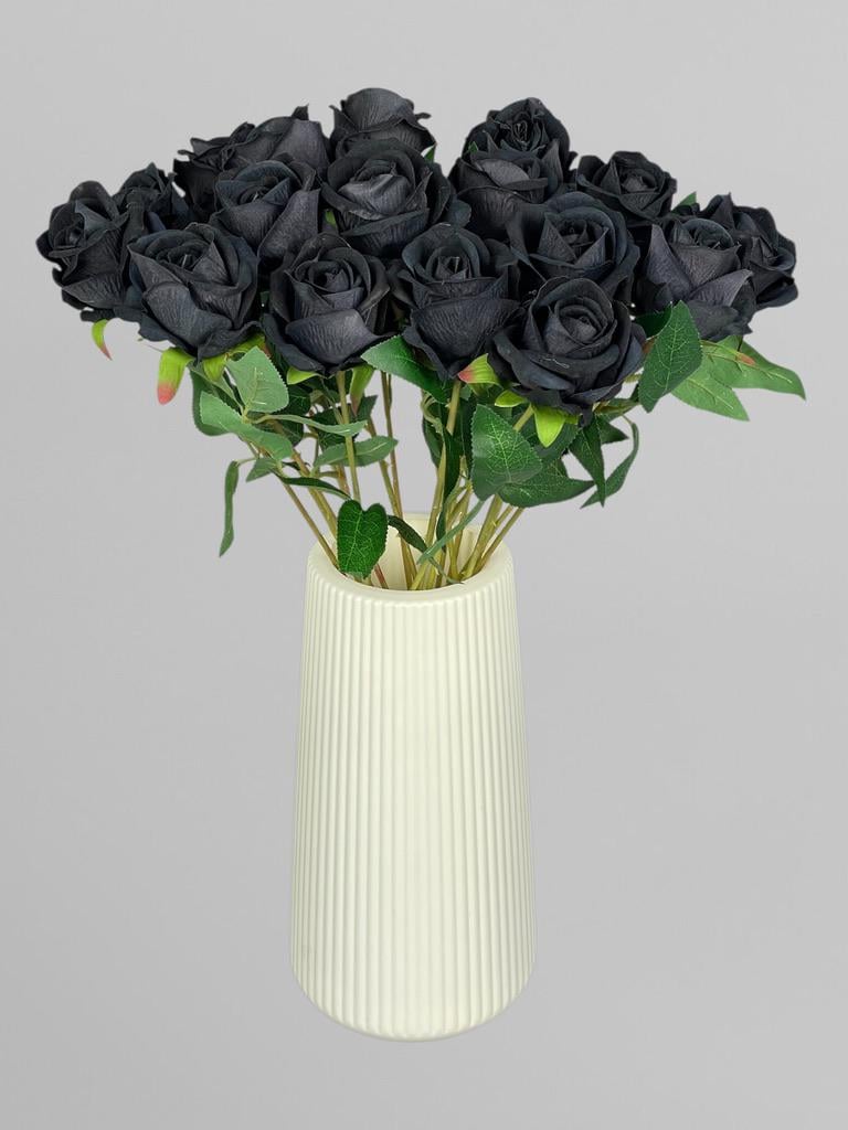 Роза на стебле 51 см Черный (К02087) - фото 2