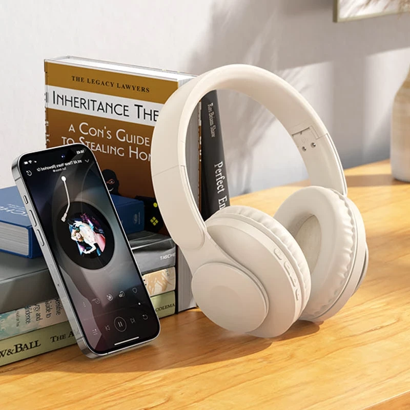 Наушники беспроводные Hoco с микрофоном Белый (W45) - фото 3 Наушники беспроводные Hoco с микрофоном Белый (W45) - фото 3