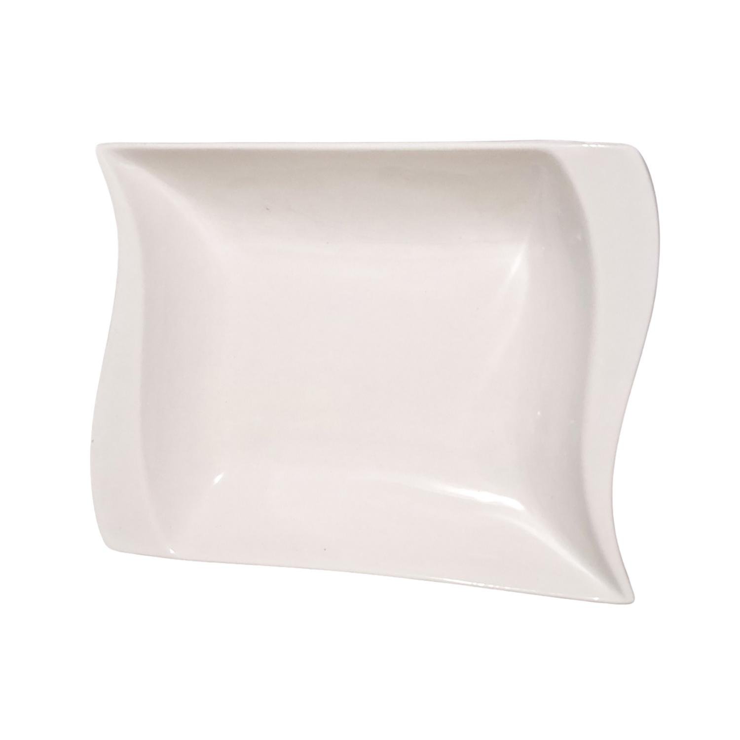 Блюдо S&T Хвиля порцелянова 21,5х16х3,5 см (87068)