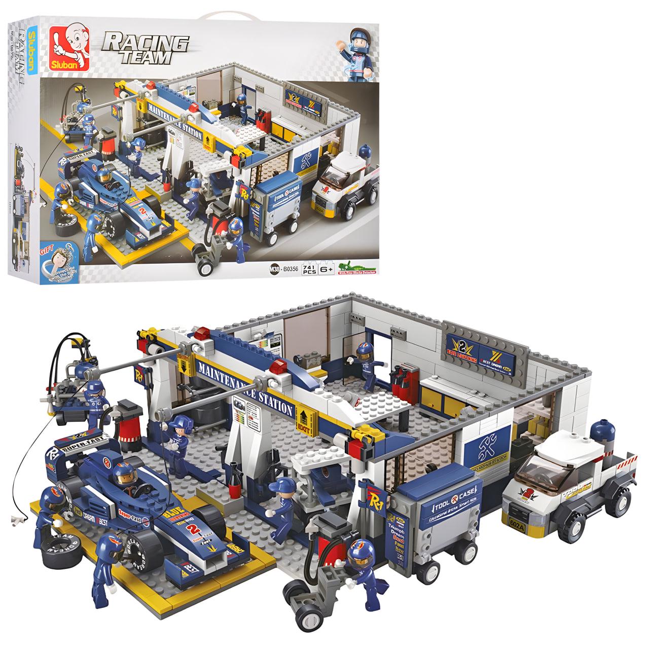 Конструктор Sluban Перегони 741 дет. (M38-B0356)
