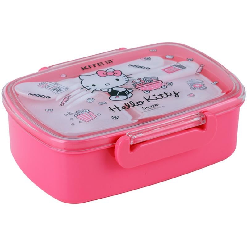 Ланчбокс для еды KITE Hello Kitty НК24-181-2 с наполнением 750 мл (67412)