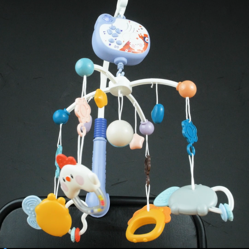 Мобиль-карусель на кроватку Звездные сны WToys с колыбельными и проекцией звездного неба (2709645326) - фото 5