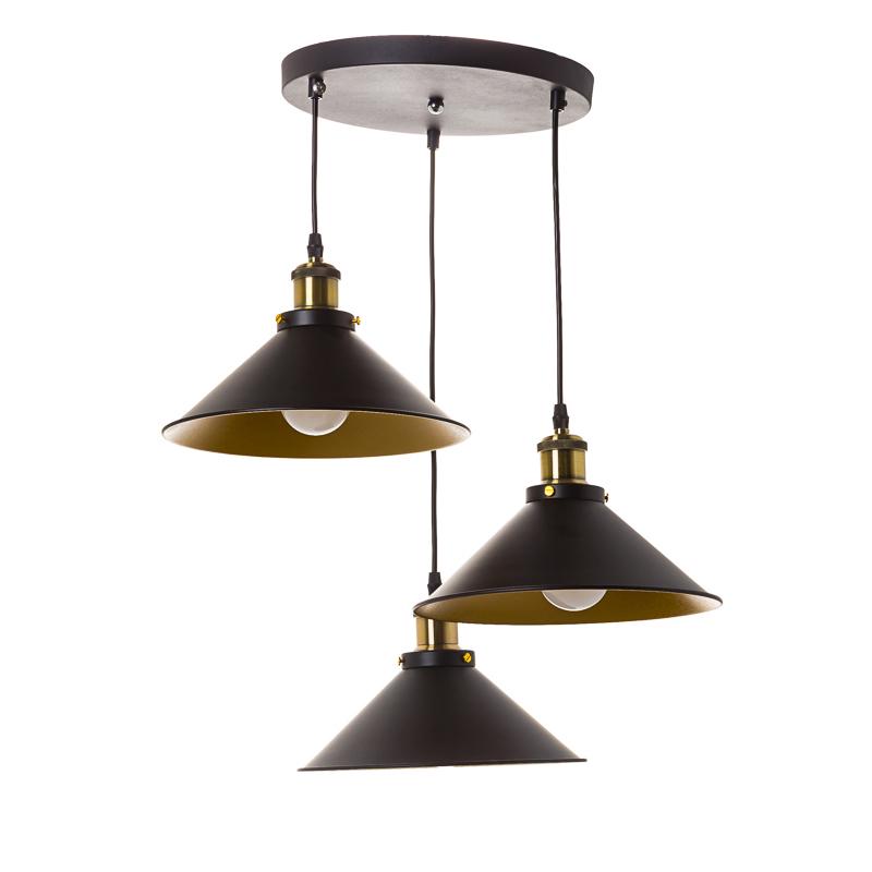 Люстра подвесная Light House ES-15605/3 Черный (9363)