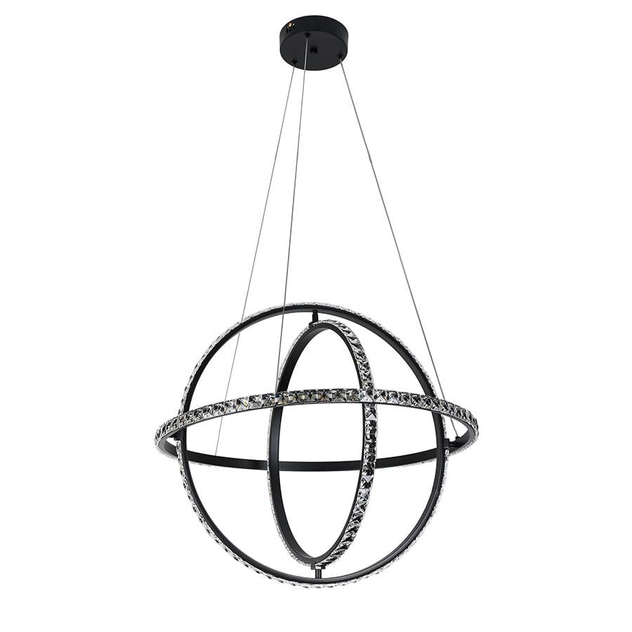 Люстра LED 799L8703S-3 600 BK 70W с пультом стекло Черный Люстра LED 799L8703S-3 600 BK 70W с пультом стекло Черный