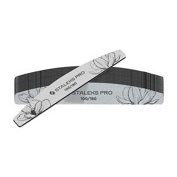 Пилка півмісяць дуга мінеральна STALEKS Pro 40 100/180 грит 25 шт./уп Пилка півмісяць дуга мінеральна STALEKS Pro 40 100/180 грит 25 шт./уп