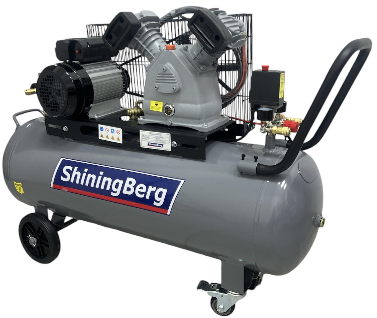 Компресор поршневий ShiningBerg LB30-100L-M, 220/230 В 100 л