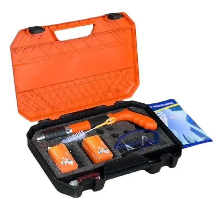 Нейлер гвоздозабивной пистолет 22-32 мм с регулировкой глубины в кейсе Оранжевый (31258930)