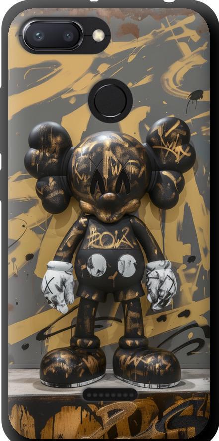 Чехол на Xiaomi Redmi 6 Bronze kaws (6097b-1521-42517)