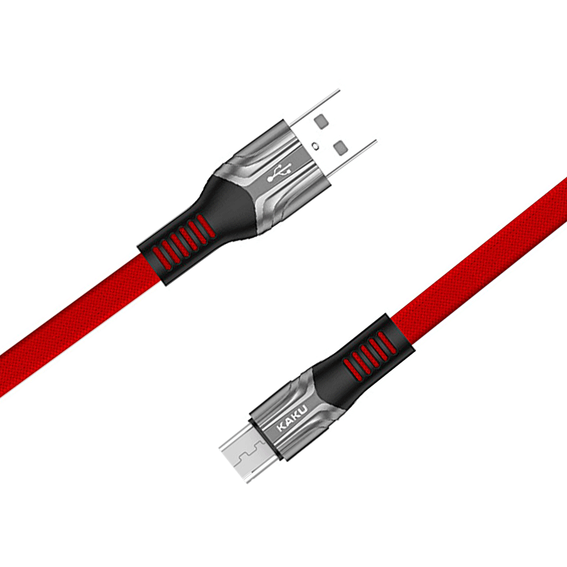 Плоский кабель Kaku KSC-278 USB-Micro USB 1.2 м Red (1249977149)