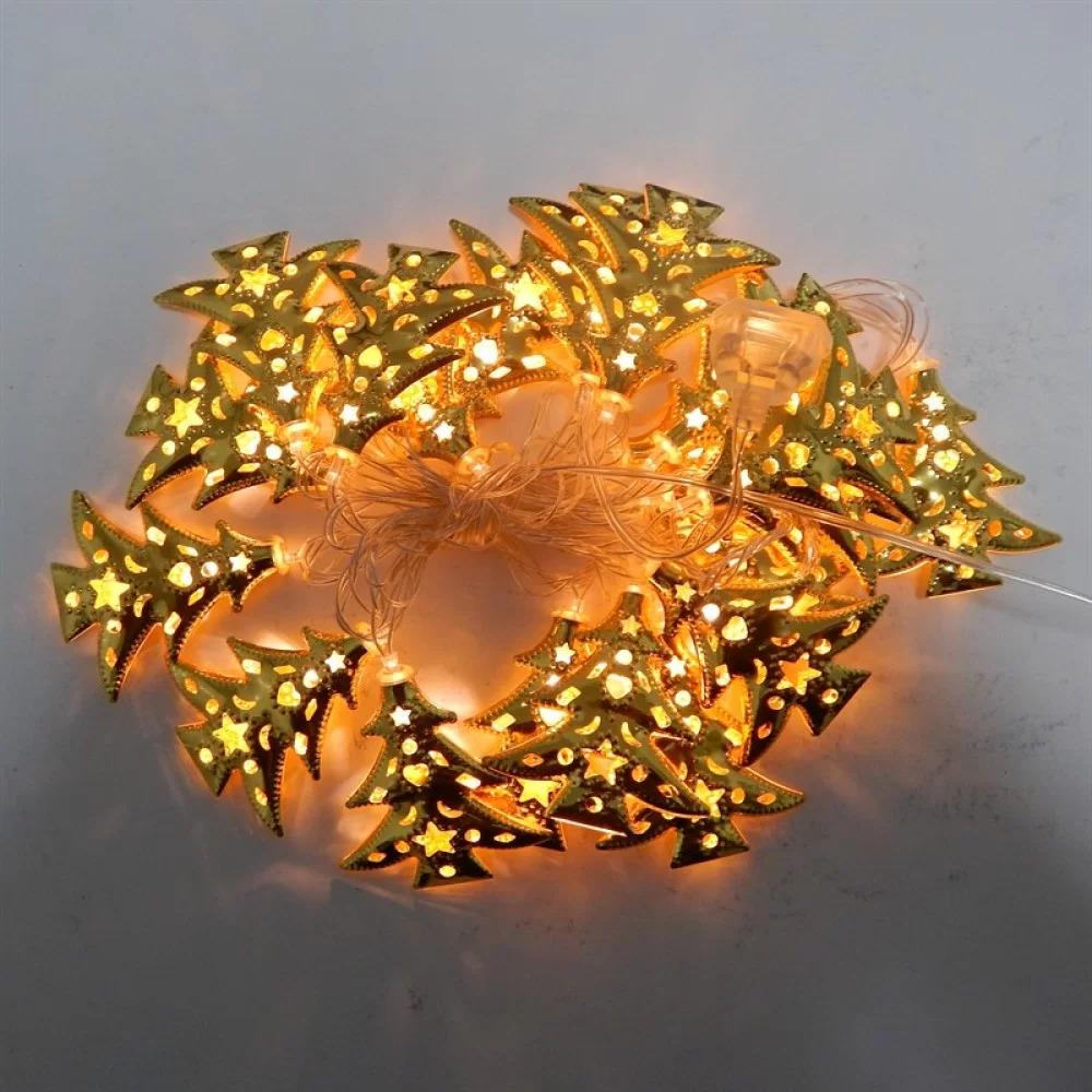 Гирлянда Золотая елка LED 20 (1-117)