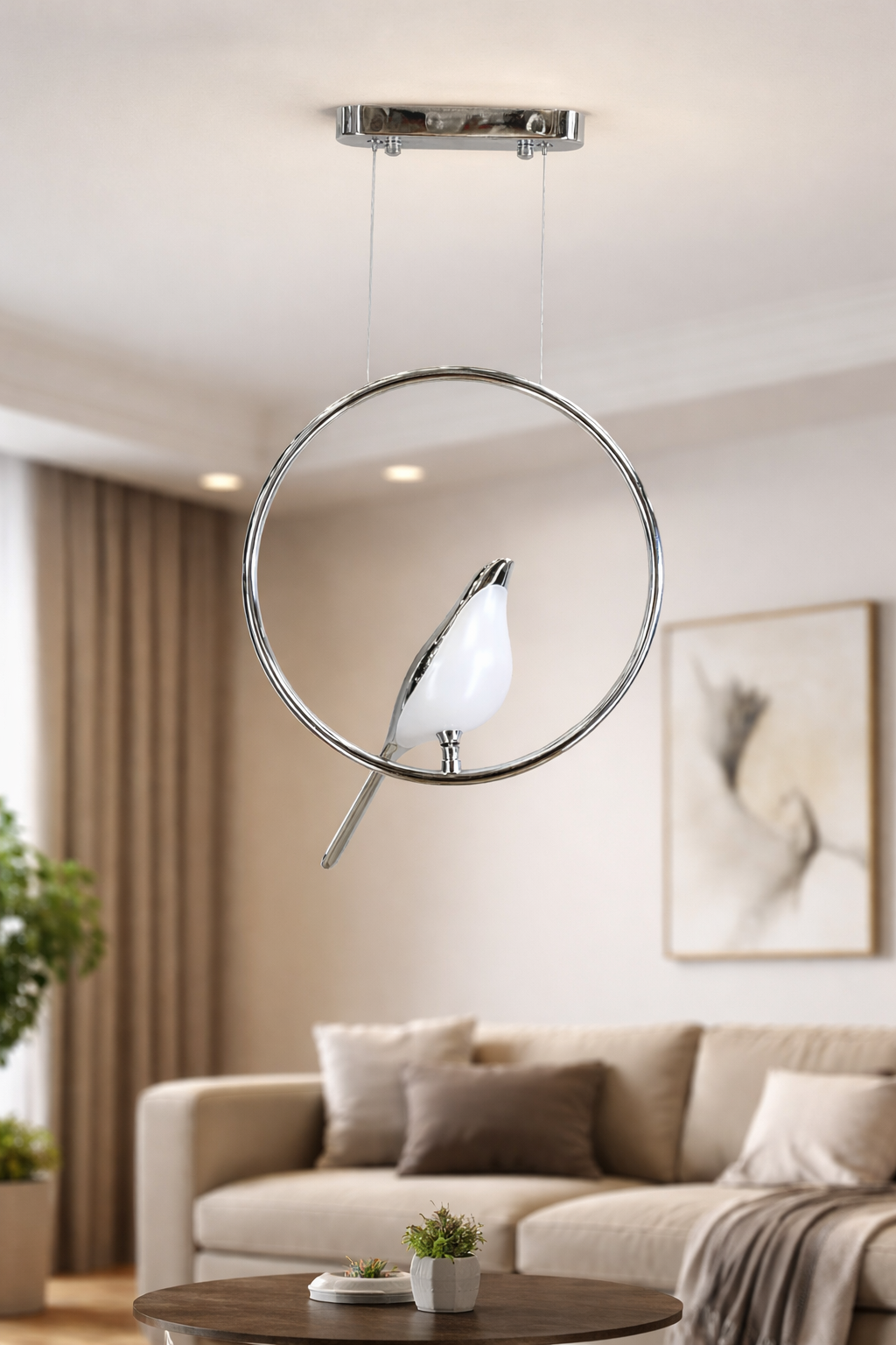 Подвесной светильник Bird in Circle нейтральный свет 9W (20412/1СН)