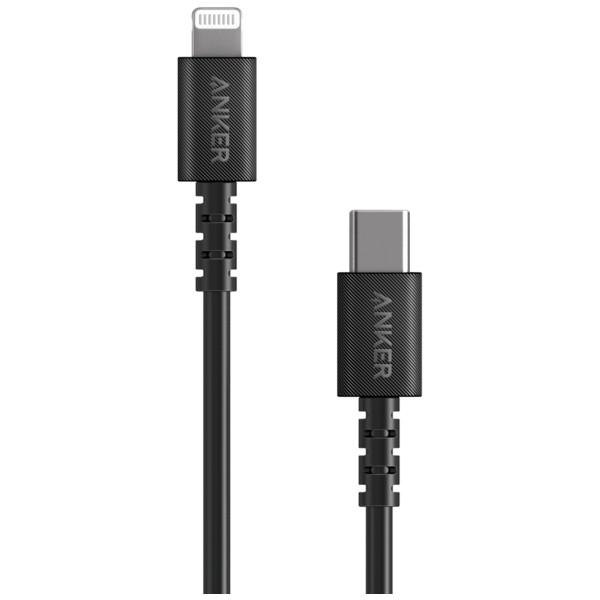 Кабель Anker Powerline Select USB-C to Lightning 0.9 м V3 Black (A8612G11) - фото 1