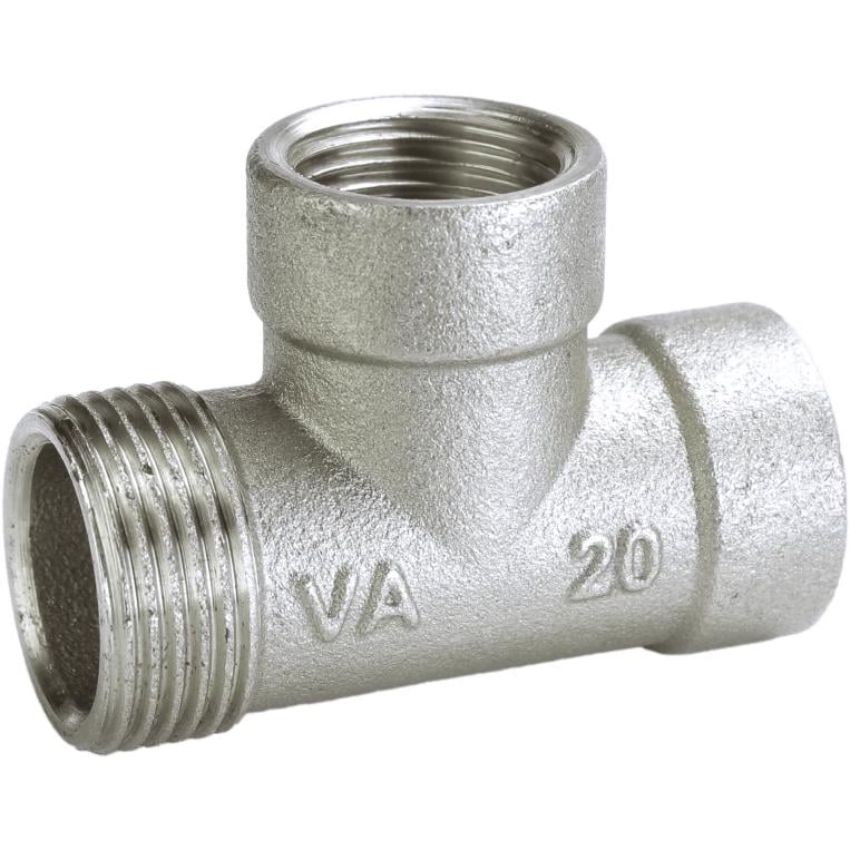 Редукционный тройник VA A0225А никелированный 3/4х1/2х1/2" (000025784)