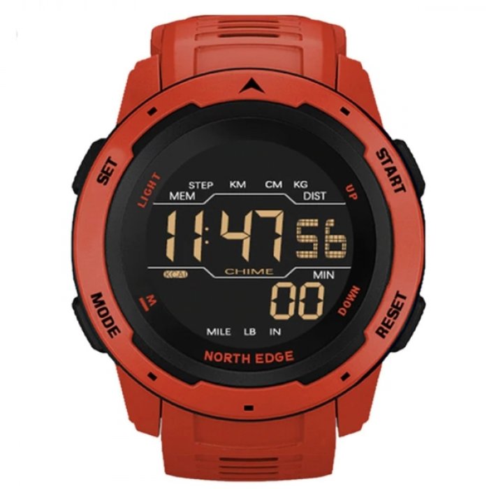 Часы наручные мужские North Edge Saturn Red 5BAR (5875)