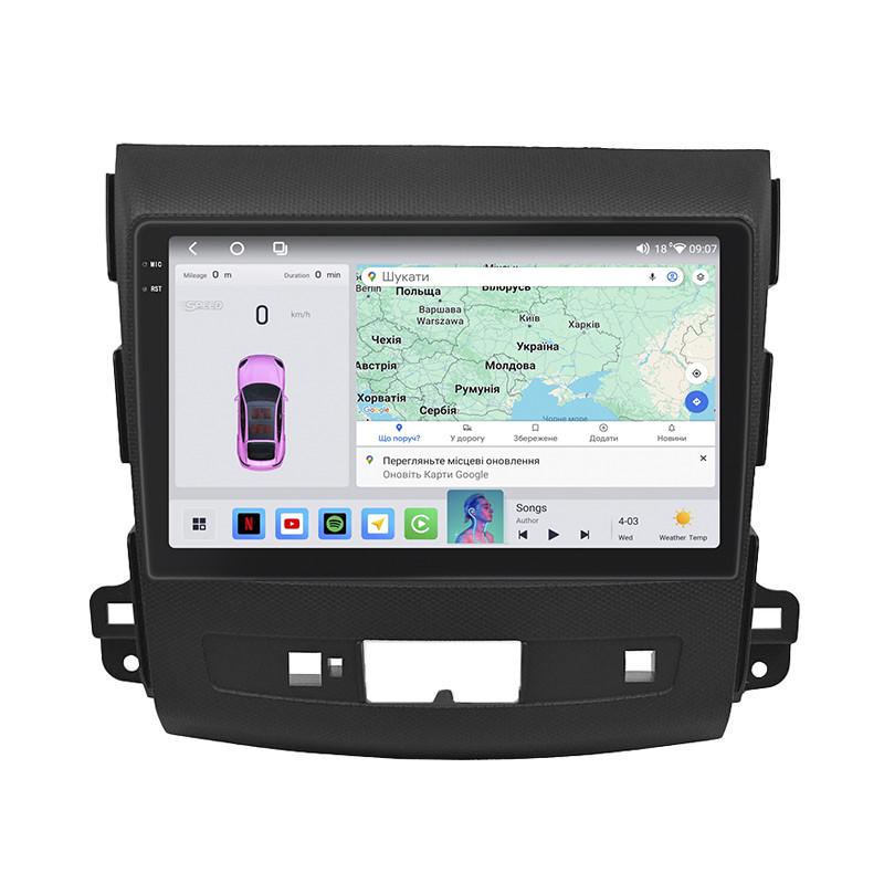 Автомагнитола штатная Lesko QLED CarPlay/4G/Wi-Fi/GPS/360° для Citroen C-Crosser 2007-2013 4/64Gb 9" (2350071247)