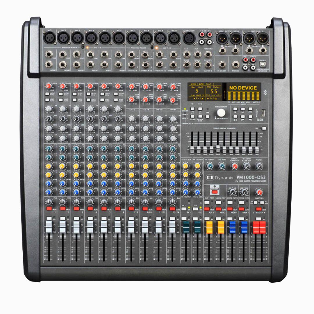 Микшерный пульт активный Dynacord PM1000-DS3 импульсный 2х1000 Вт (0010)