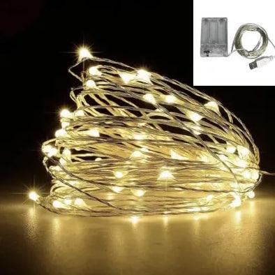 Гирлянда Oscar Роса на батарейках з USB 5 м Теплий білий (5m-warm-USB+batt) - фото 8 Гирлянда Oscar Роса на батарейках з USB 5 м Теплий білий (5m-warm-USB+batt) - фото 8