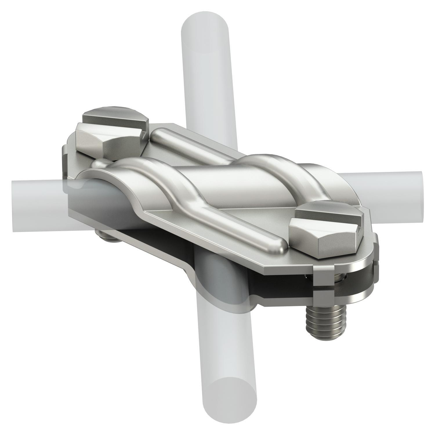 Соединитель крестовой OBO bettermann прут-прут ø 8-10 мм или полоса-полоса 30 мм нержавеющая сталь (5312922)