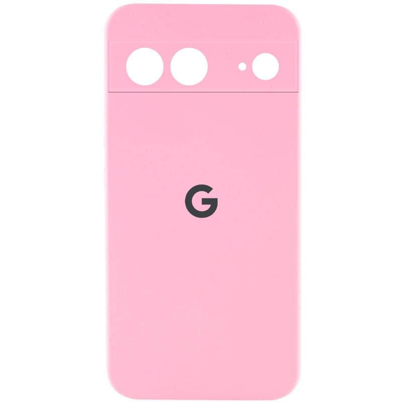 Противоударный Чехол Silicone Cover Lakshmi Full Camera (AAA) with Logo для Google Pixel 7 Розовый/Light Pink