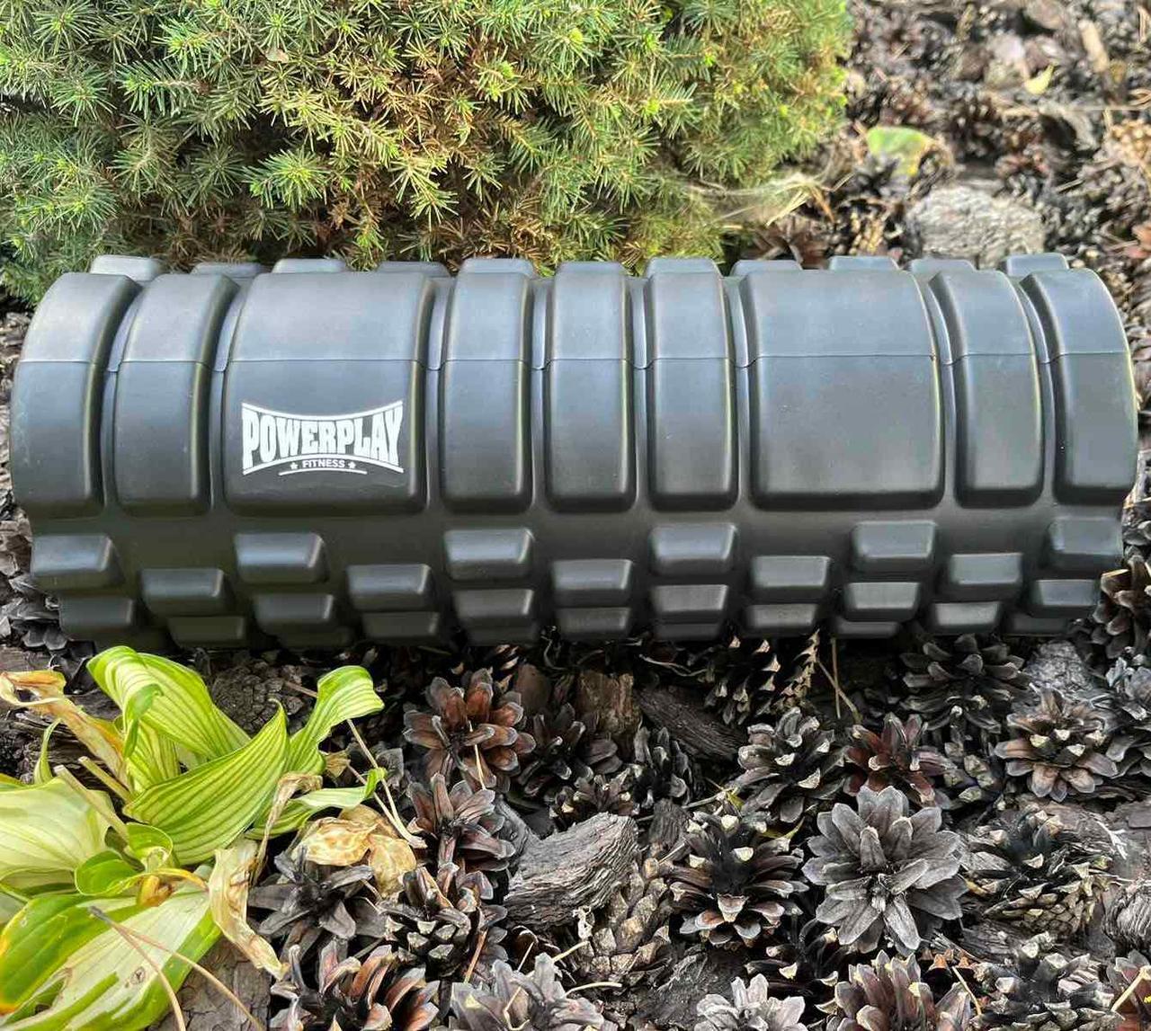Ролик массажный PowerPlay 4025 Massage Roller 33x15 см Черный (A-013214) - фото 10