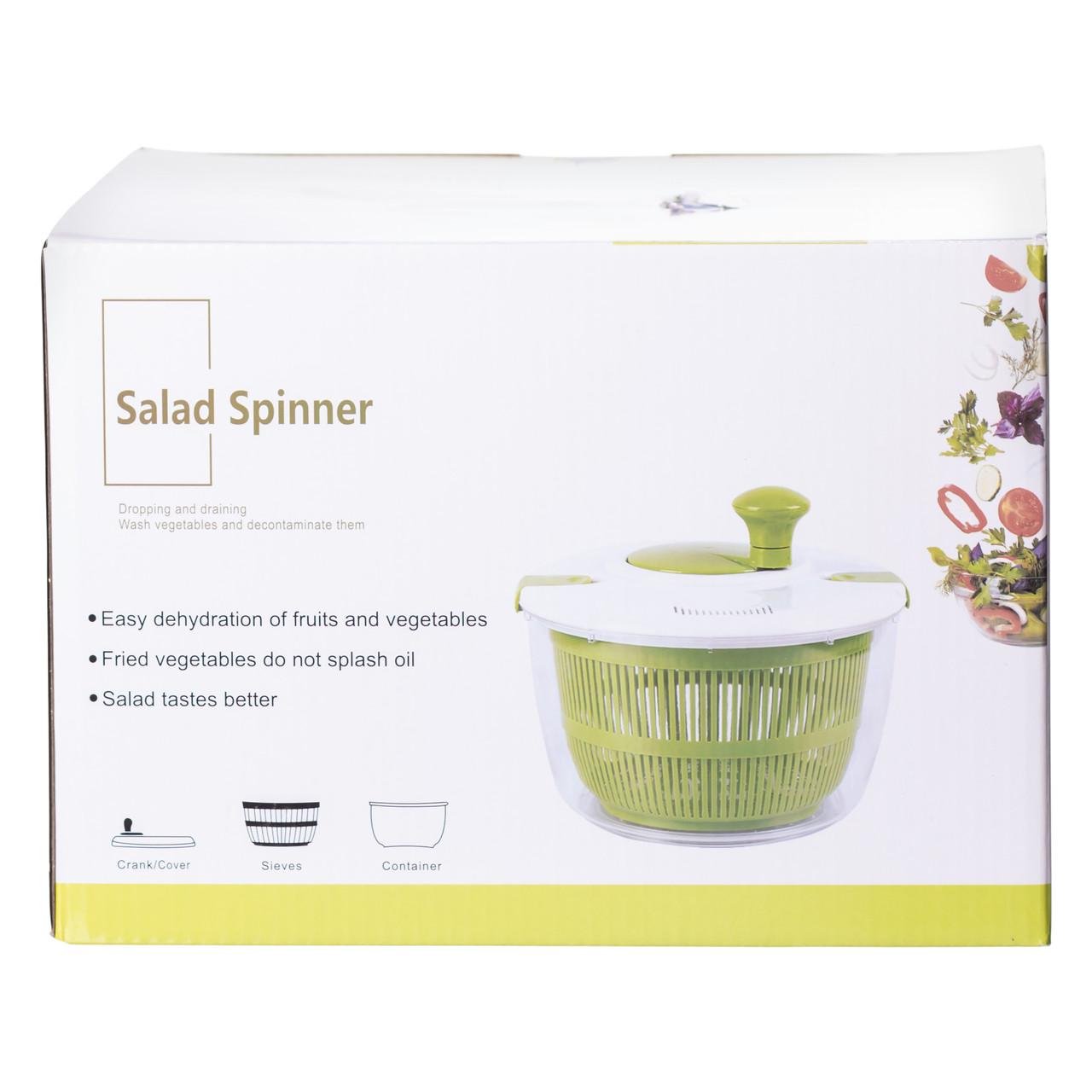 Сушилка для салата Salad Spinner 18х25 см (HP-8-5) - фото 9 Сушилка для салата Salad Spinner 18х25 см (HP-8-5) - фото 9