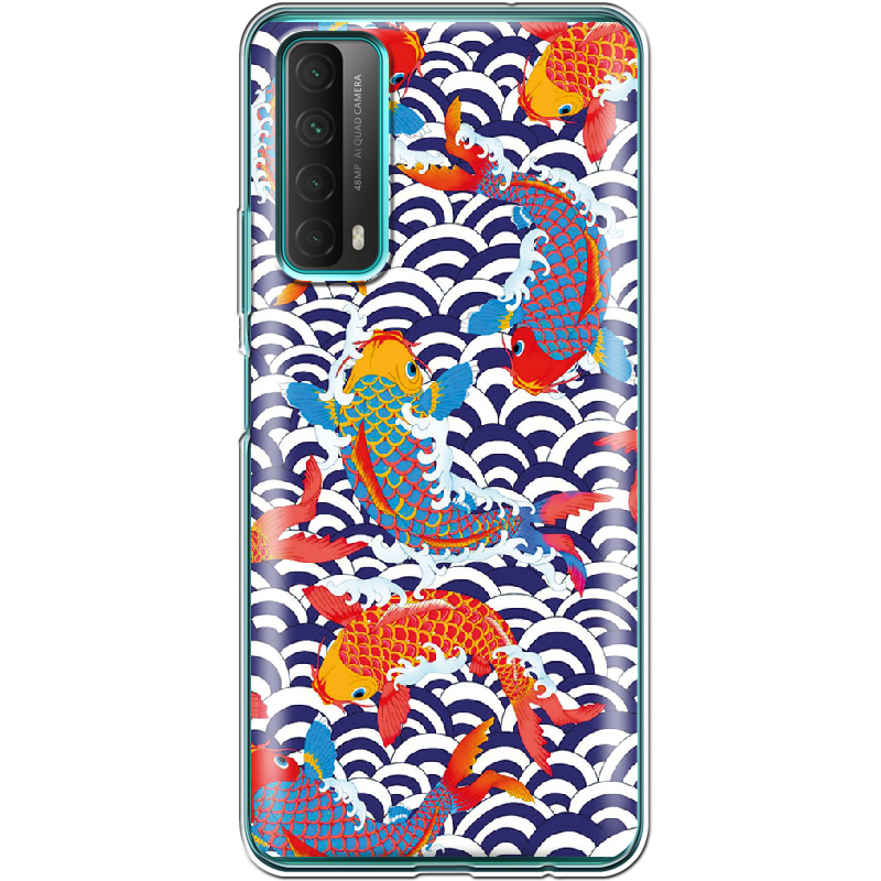 Чехол Boxface Huawei P Smart 2021 Koi Fish Прозрачный силикон (41133-up2477-41133)