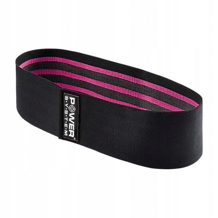 Еспандер для пілатесу Power System PS-4091 Booty Band LVL 1 Black/Pink