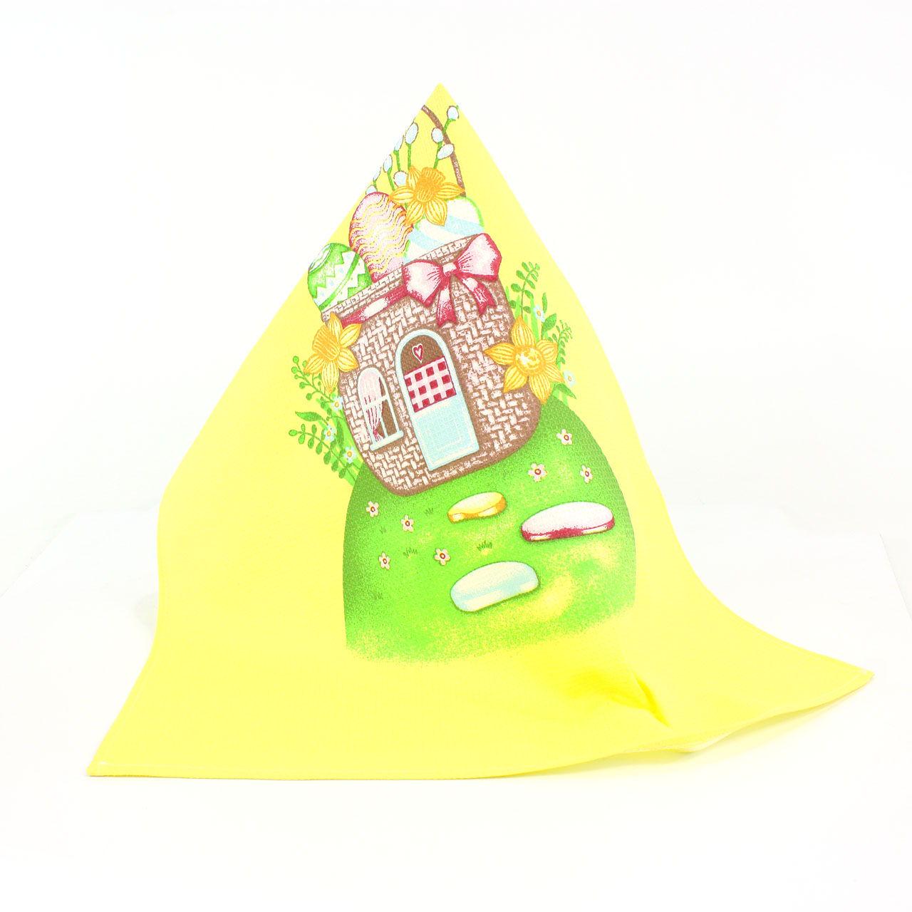 Полотенце 48х70см Р3.1 0224 Желтый/Зеленый (141542) - фото 2 Полотенце 48х70см Р3.1 0224 Желтый/Зеленый (141542) - фото 2