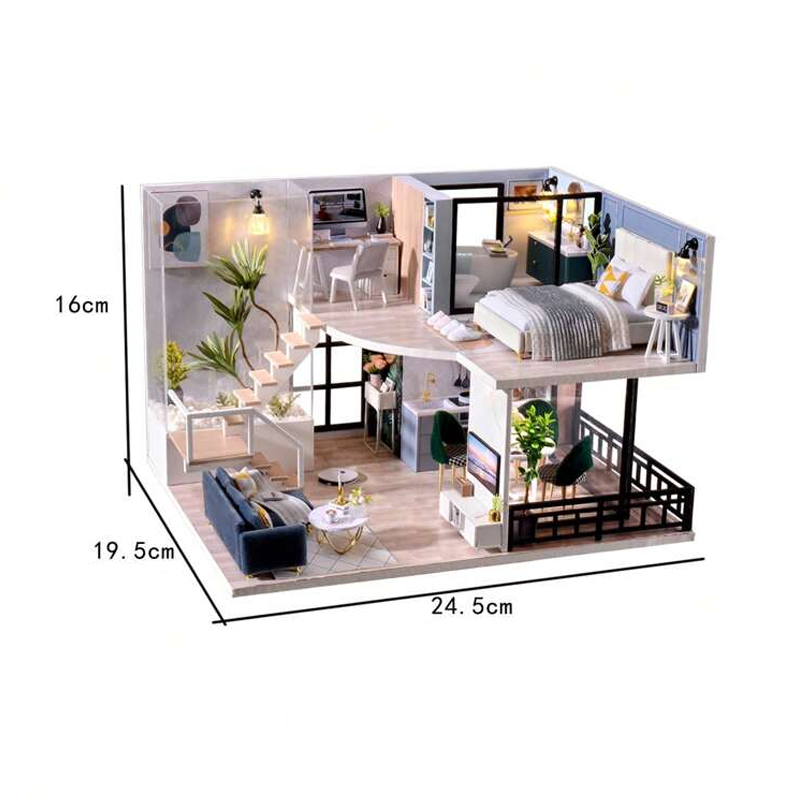 Конструктор румбокс-лофт 3D домик в миниатюре (2601801995) - фото 7 Конструктор румбокс-лофт 3D домик в миниатюре (2601801995) - фото 7