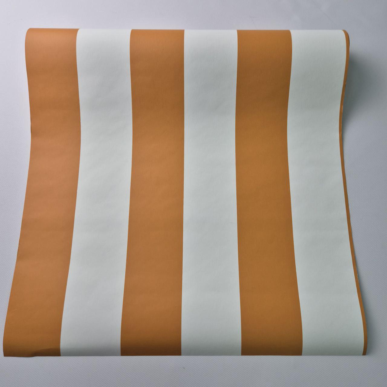 Обои виниловые Marburg Zeitlberger 50507 полосами для спальни/гостиной/кабинета 0,53x10,05 м Оранжевый/Белый (2731161870) - фото 4 Обои виниловые Marburg Zeitlberger 50507 полосами для спальни/гостиной/кабинета 0,53x10,05 м Оранжевый/Белый (2731161870) - фото 4