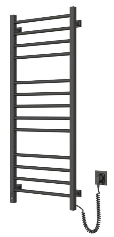 Рушникосушарка Navin Класик Квадро Sensor з Wi-Fi права 500х1200 мм Чорний муар (S12-216055-5012)