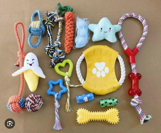 Набір іграшок для собак 16в1 (25384) - фото 11 Набір іграшок для собак 16в1 (25384) - фото 11