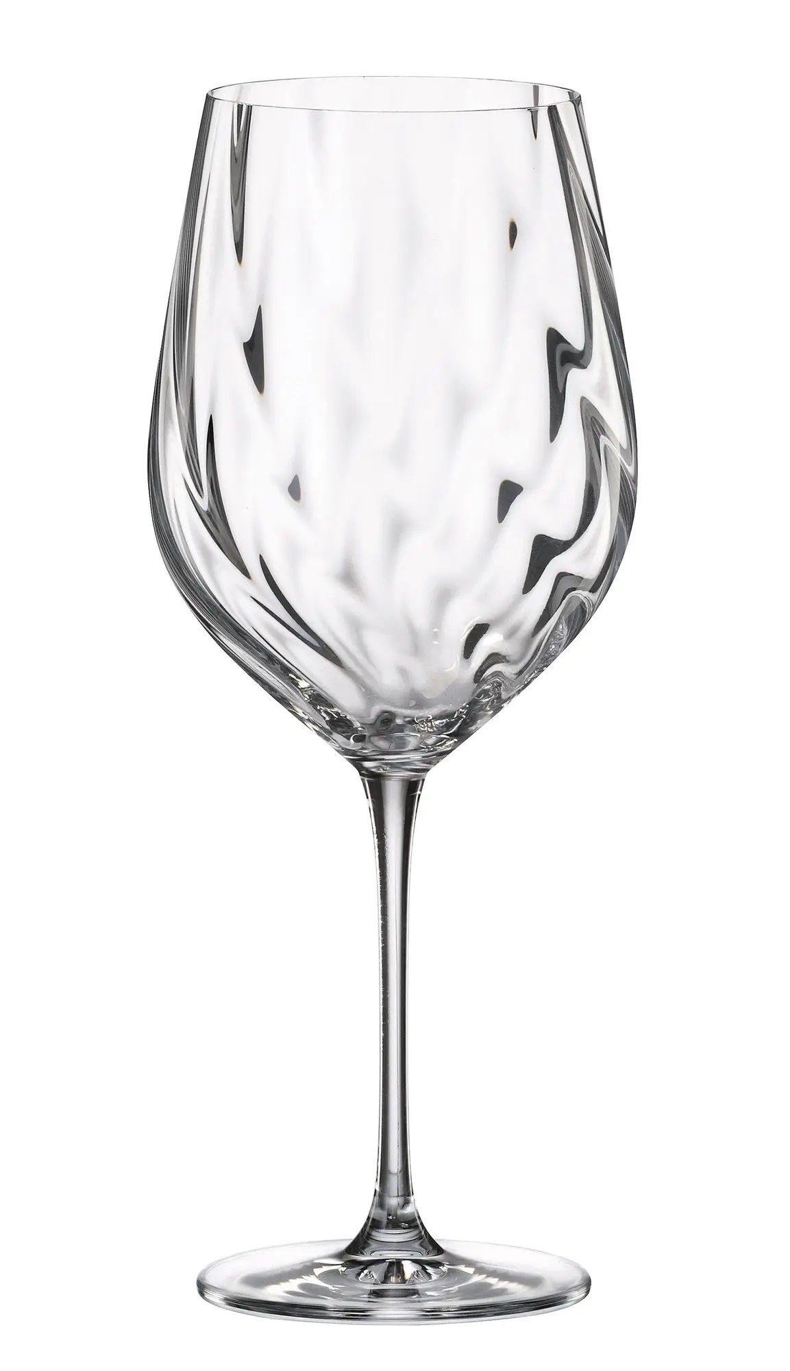 Бокалы для вина Bohemia Uria Optic 1SJ54/00000/600 600 мл 6 шт. (9748)