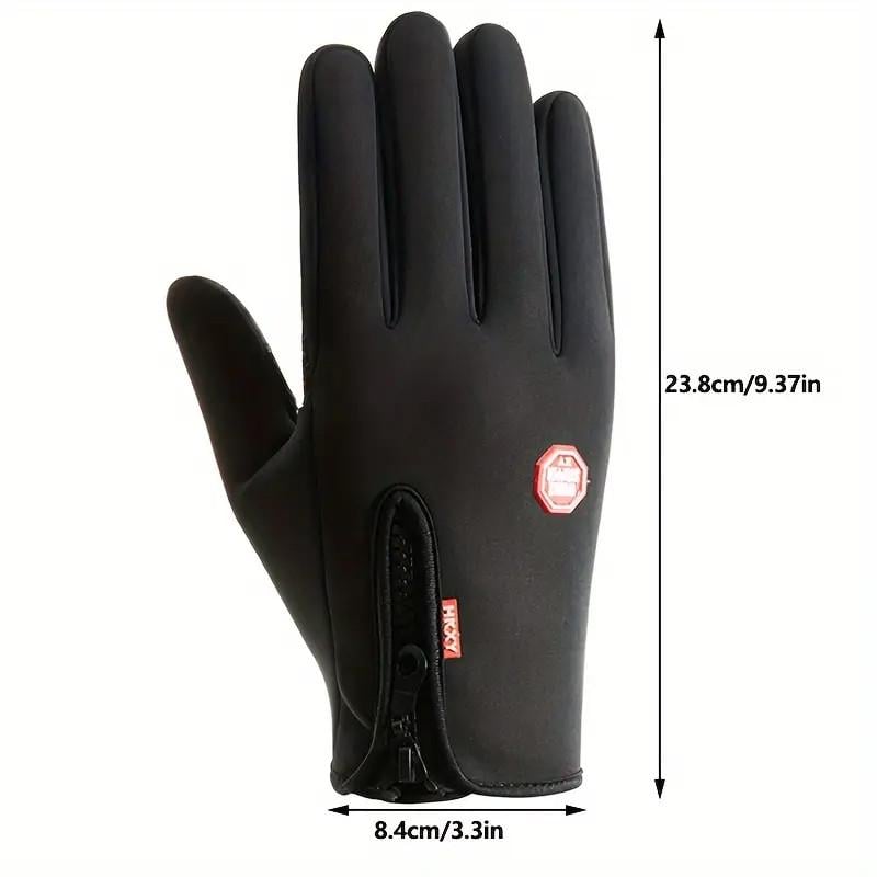 Перчатки зимние ветрозащитные Winds stopper сенсорные Черный (2746755850) - фото 6 Перчатки зимние ветрозащитные Winds stopper сенсорные Черный (2746755850) - фото 6