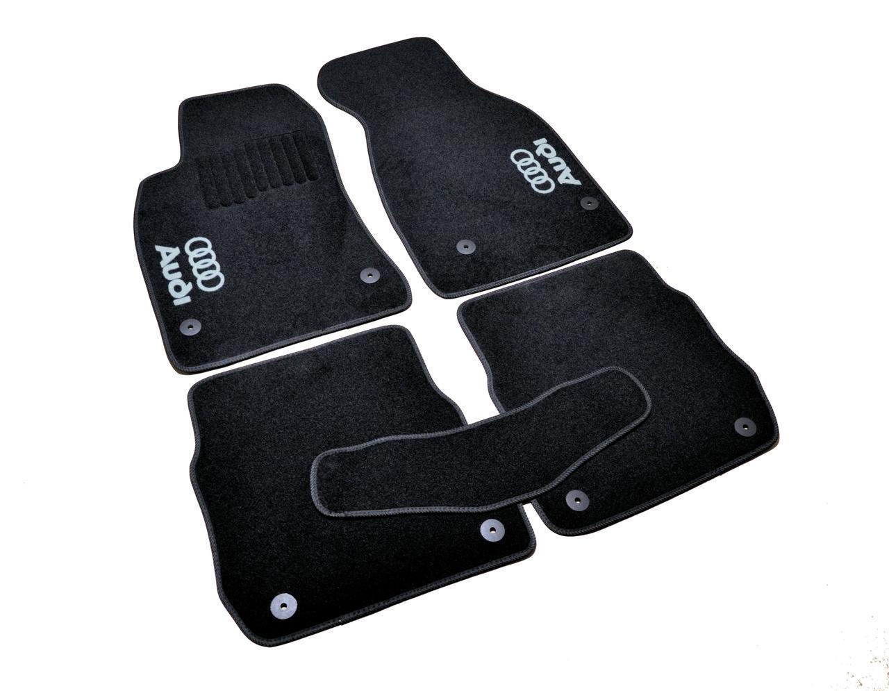 Килимки в салон ворсові для Audi Audi A6 С5 1997-2004 5 шт. Чорний (1398312899)