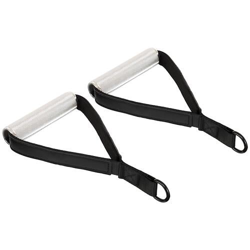 Ручки для тренажерів Record FI-4771 ALUMINUM HANDLES 24 см 30 мм 2 шт. Чорний (32810024)